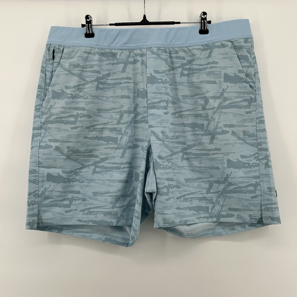 Public Rec Flex‎ Shorts Mens 40x7.5" Blue Lined Hybrid Athletic Beach Camp NWT